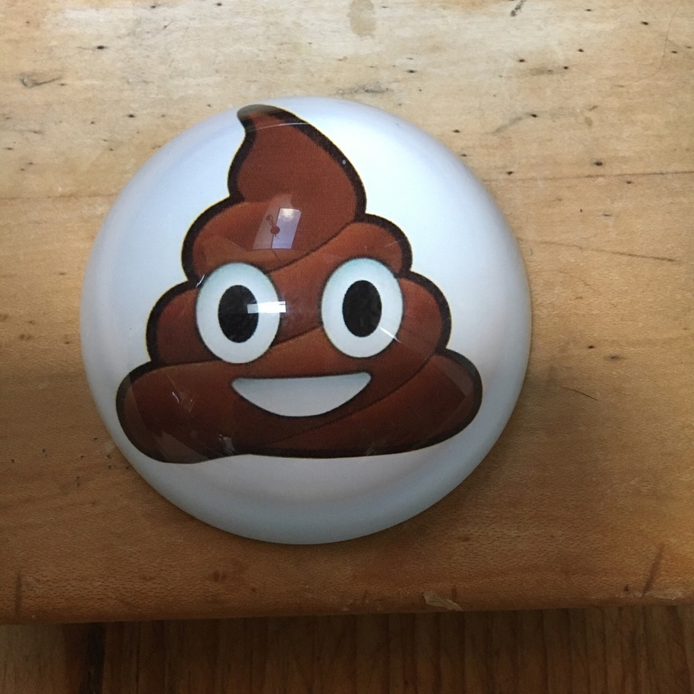 NWT American Antelope poop emoji paperweight